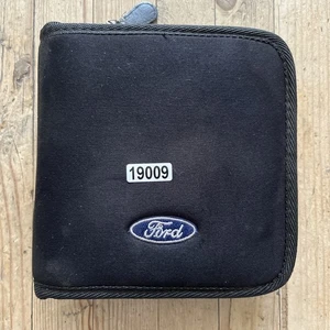 FORD CD WALLET BLACK ZIP UP MUSIC STORAGE CASE Ref19009 - Afbeelding 1 van 24