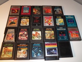 Lot of 22 Atari 2600 Games OEM Cartridges Only - 1 Mystery Game