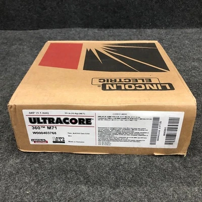Газоэкранированная сварочная проволока LLINCOLN ELECTRIC с флюсом катушка 0,045 дюйма 33 фунта* - Изображение 1 из 4
