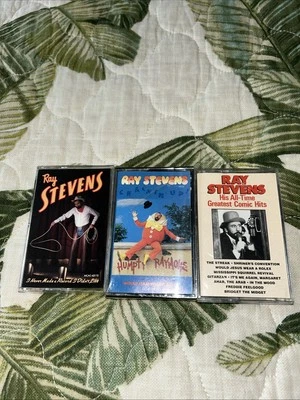 LOT 3 CASSETTE TAPE Ray Stevens New Sealed Comedy Carlin Up Greatest Hits More - Image 1 of 4