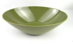 PRECIDIO OLIVE GREEN OVAL SERVING BOWL, MELAMINE, APPROX. 9X7", 3" DEEP - Picture 1 of 7