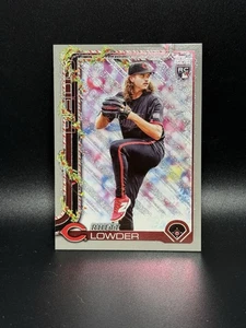 Rhett Lowder 2025 Topps Holiday Silver Glitter #H104 Cincinnati Reds RC - Bild 1 von 2