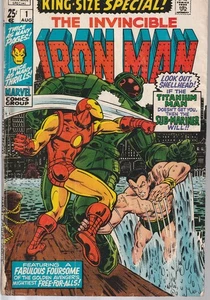 King-Size Special-The Invincible Iron Man #1 con Sub-Mariner (TAMBIÉN ANUAL #1) - Imagen 1 de 2