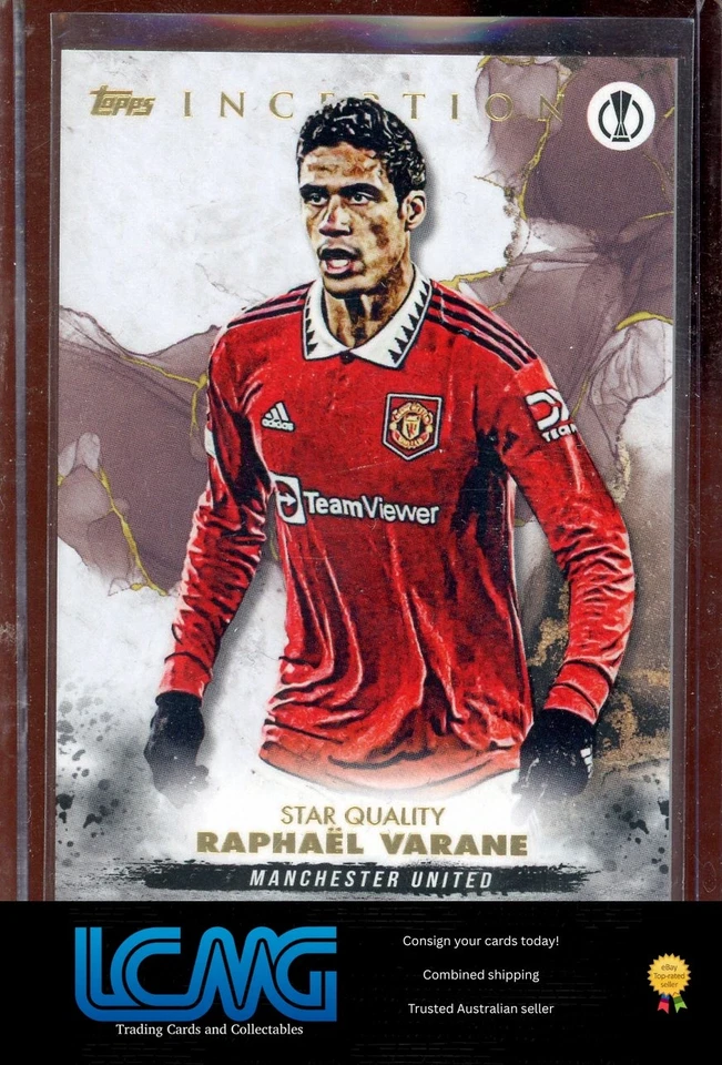 2022-23 Topps Inception UEFA Club Competitions Manchester United Raphael Varane - Image 1 of 1
