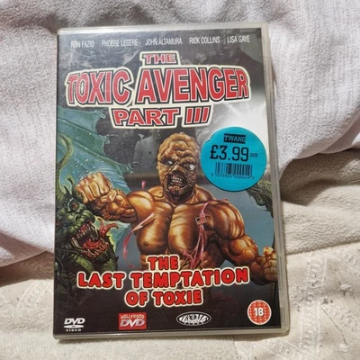 THE TOXIC AVENGER PART 3 LAST TEMPTATION OF TOXIE DVD (2003) - Image 1 of 4