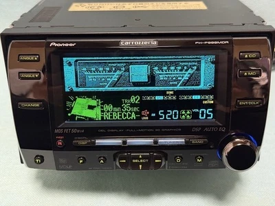 Pioneer FH-P999MDR MD CD Receiver Car Audio Stereo Head Unit Japan Vintage - Image 1 of 4