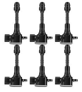Set of 6 Ignition Coils For 2003-2008 Nissan 350Z & Infiniti FX35 G35 M35 3.5L - Picture 1 of 4