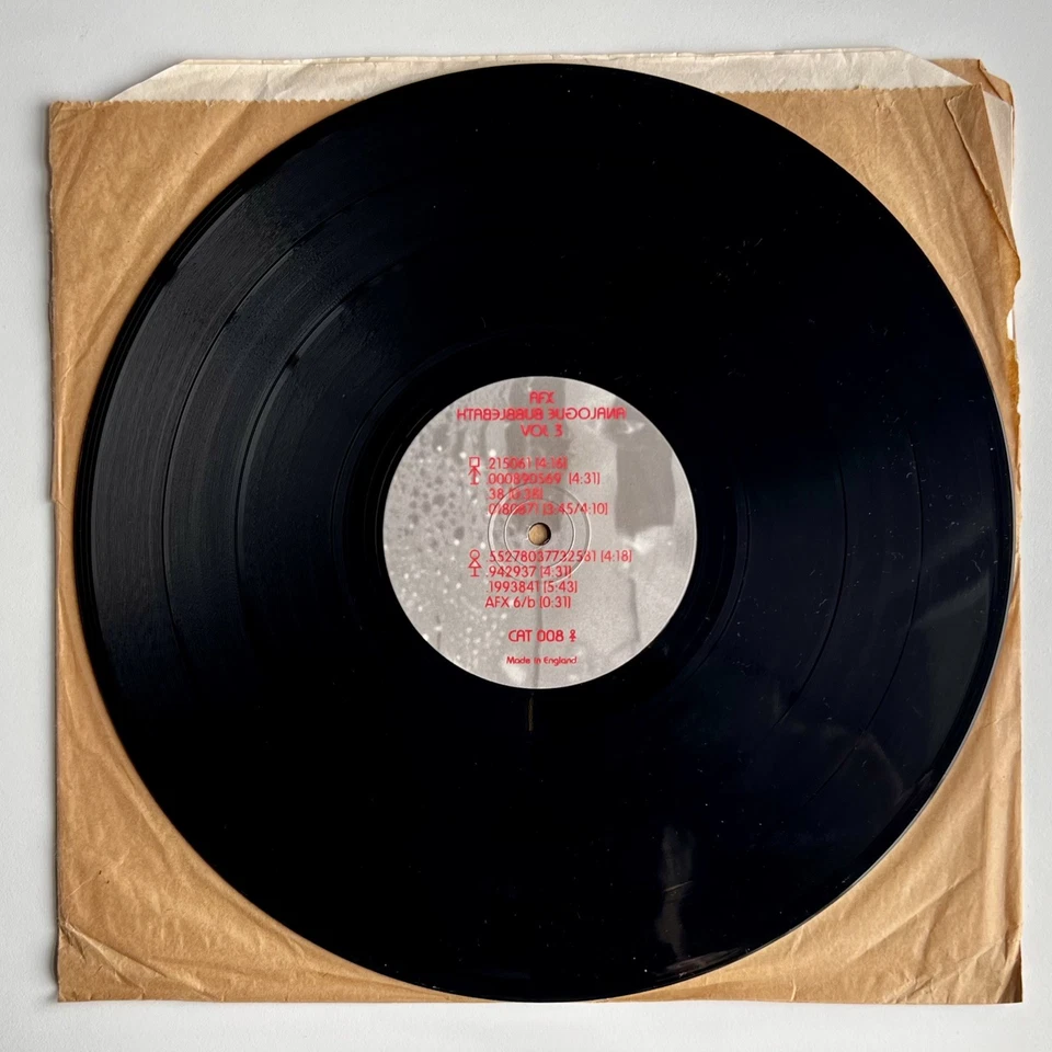 Aphex Twin | Analogue Bubblebath 3 Original 12" Paper bag with barcode 1992 - Image 1 of 4