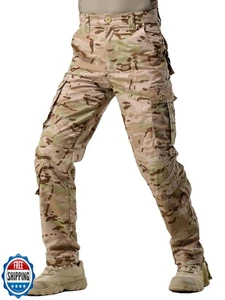 AK-TAC Cargo Work Pants for Men,Camo Pants Men Military Tactical Ripstop Hiki - Picture 1 of 5