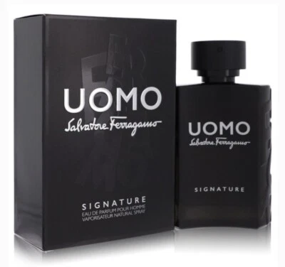 Salvatore Ferragamo Uomo Signature EDP-Hombre-1.7 OZ-NUEVO (SELLADO EN CAJA) Foto 1 de 4