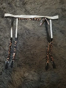 Women's Victoria's Secret Very Sexy Leopard Print Garter Belt Medium/Large ๐ค๐ - Picture 1 of 12
