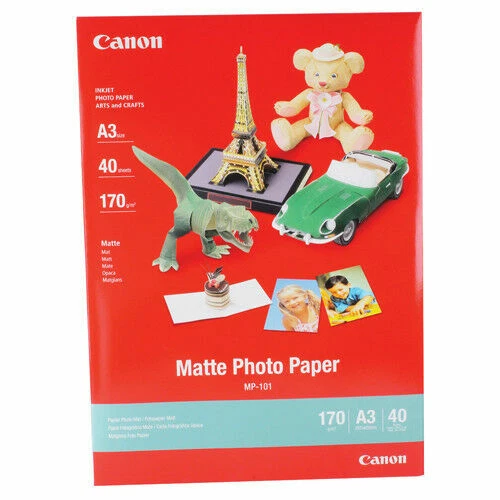 Canon MP-101 A3 Matte Photo Paper - 40 Sheets
