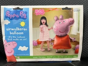 Peppa Pig Fun Life-Size Jumbo Air Walker 48" Foil Balloon - Picture 1 of 2