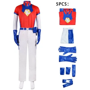 Cosplay The Suicide Squad 2 Peacemaker Costume Halloween Carnival Suits Outfits - Picture 1 of 6