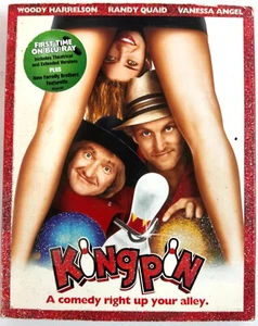Kingpin Blu-ray 1996 Woody Harrelson Randy Quaid Bill Murray w Glitter Slipcover - Picture 1 of 4