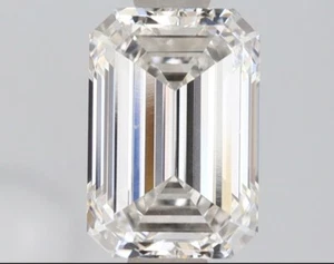Lab Grown 4.00 Ct EMERALD Cut IGI Certified CVD Diamond G Color VS1 Clarity - Picture 1 of 13