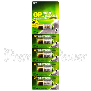 5 x GP 23A Alkaline Super batteries 12V MN21 A23 E23A V23GA 3LR50 LRV08 VR22 - Picture 1 of 1