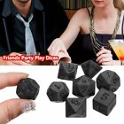 TRPG DND Black Dice Set Leisure Entertainment Toys Game Accessory Board Game