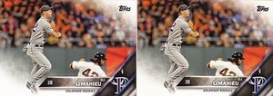 2016 Topps Serie 2 Jackie Robinson #42 Variation DJ LeMahieu #661 Rockies - Imagen 1 de 1
