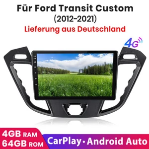 4+64GB Für Ford Transit Custom Autoradio Android NAVI GPS DAB+ CarPlay 4G WIFI - Bild 1 von 15