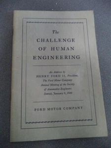 "The Challenge of Human Engineering" An Address by Henry Ford II - Picture 1 of 3