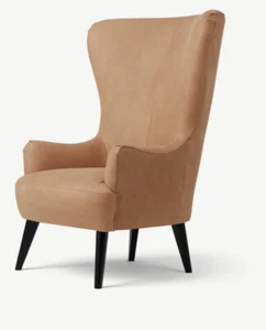 MADE.COM Bodil Accent Armchair, Tan Leather Rrp £799 #7747 - Picture 1 of 11