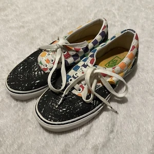 Vans Skater Crayola Checkered Rainbow Shoes Mens 4 Womens 5.5 Unisex - Picture 1 of 5