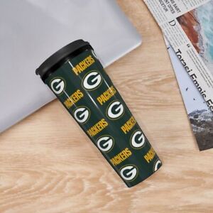 Green Bay Packers Portable Coffee Cup Car Travel Cup 2layered Water Cup 350ml