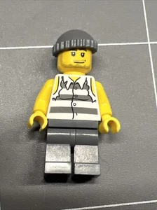 VINTAGE LEGO MINI FIGURE JAIL PRISONER TORN SLEEVE JAILED CHARACTER - Picture 1 of 3