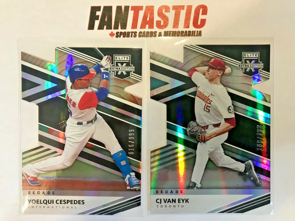 2020 Panini Elite Extra Edition Baseball YOU PICK Decade Die-Cut Cards /999 - Image 1 of 2