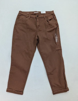 Sonoma Women's Jeans Size 14 Brown Boyfriend NEW - Image 1 of 4