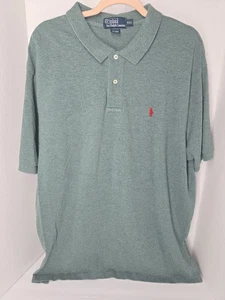 Polo Ralph Lauren Shirt Mens 2XL Green Polo Short Sleeve Classic XXL - Picture 1 of 4