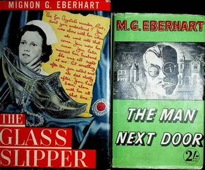 Der Glaspantoffel 1941 Mignon Eberhart Detektiv Krimi HB mit D/J BK selten - Bild 1 von 16