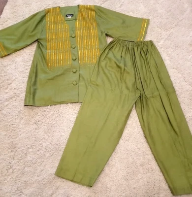 Camisa chaqueta y pantalón para mujer Afrique Nana Ghana Festival bohemio tribal africano Foto 1 de 4