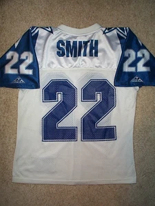 *IRREGULAR* Dallas Cowboys EMMITT SMITH nfl Jersey YOUTH KIDS BOYS (L-LARGE) - Picture 1 of 3