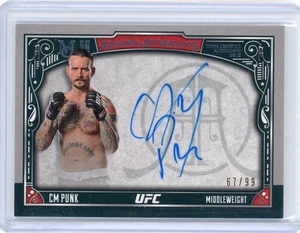 CM PUNK 2016 TOPPS UFC MUSEUM COLLECTION Autograph (ON-CARD AUTO) CARD 67/99 - Bild 1 von 2