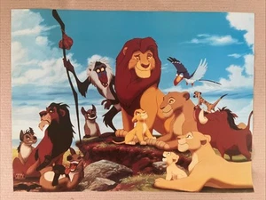 Póster vintage de la película Disney Rey León 1994 años 90 animación dibujos animados Simba Pumba - Imagen 1 de 7