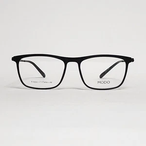 Gafas cuadradas de titanio ultraligeras MODO 7026 para hombre en negro mate | 54 mm - Imagen 1 de 12