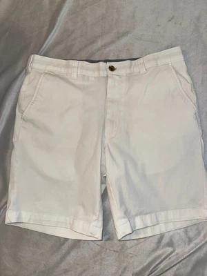 Club Room Hombre Pantalones Cortos, 34 W 9 Pulgadas Entrepierna, Blanco Foto 1 de 3