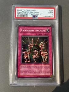 Amazoness Archers MFC-096 Magician's Force 1st Edition PSA 9 - Picture 1 of 2