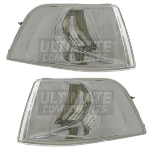 Front Indicators Lights Lamps Volvo V40 Estate 2000-2004 Clear Lens 1 Pair - Picture 1 of 24