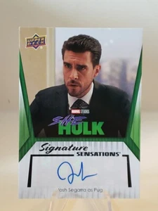 Upper Deck Marvel Studios Series 1 Signature Sensations Josh Segarra Auto Pug - Picture 1 of 2