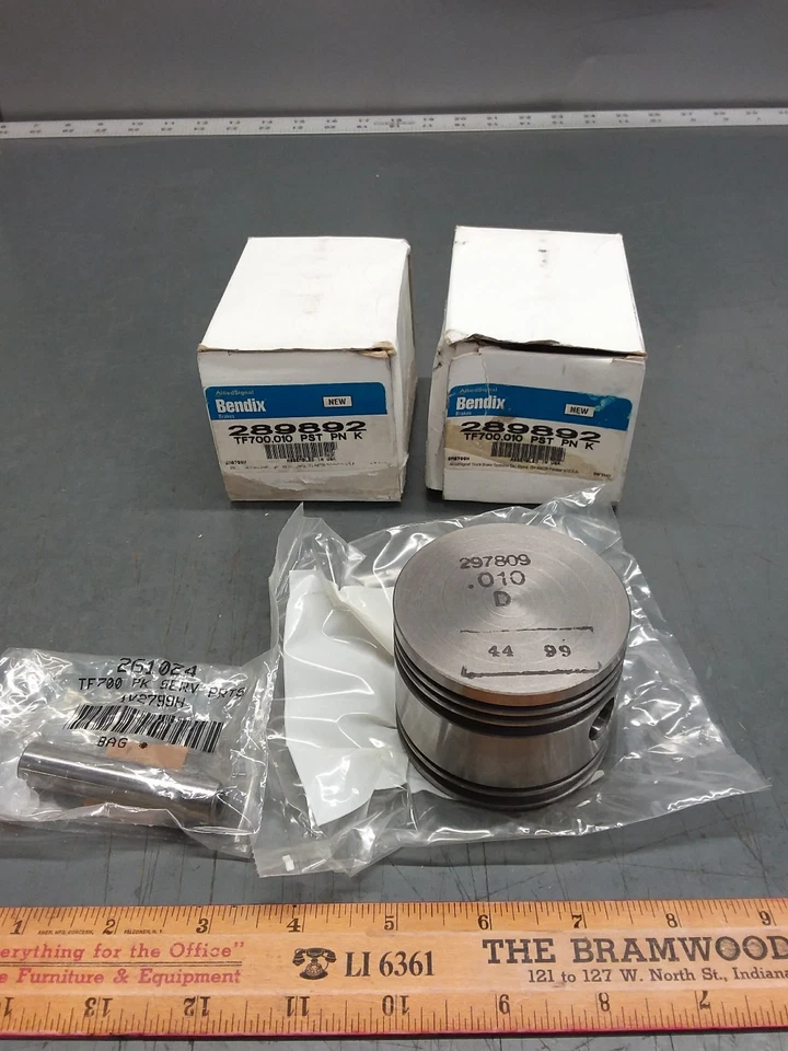 2/PACK Kit de pasador de pistón/muñeca genuino Bendix 289892 Tu-Flo 600 y 700. 0,010 más Foto 1 de 1