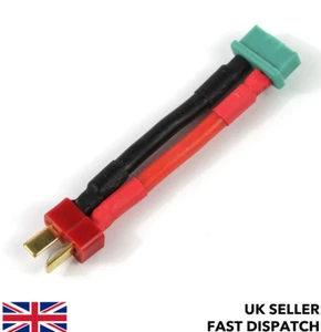 Deans Male to MPX (Multiplex M6) Female connector plug/adaptor/cable/wire 12 AWG - Picture 1 of 4