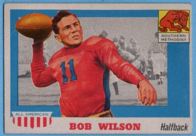 1955 Topps All American #71 Bobby Wilson VG-VGEX CREASE Southern Methodist A6346 - Image 1 of 2