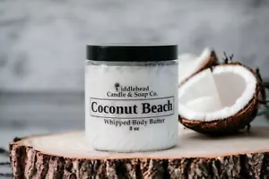 Coconut Beach Whipped Body Butter, Shea Butter, Mango Butter - Picture 1 of 3