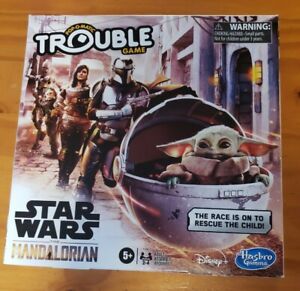 Star Wars The Mandalorian Edition Trouble Baby Yoda Board Game Pop-O-Matic