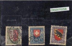 CRSEXT0258 SELLOS SUIZA Nº CAT 185-7 USADOS 20 - Imagen 1 de 2