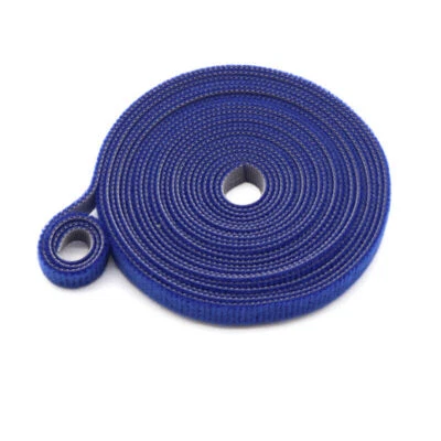 5 Meter Hook and Loop Ties Double Sided Straps Strapping  Cable Tie 6-Colors - Image 1 of 4