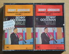 2 Musikkassetten BENNY GOODMAN *Carnegie Hall Jazz Concert 1+2* 1938 (CBS) MC